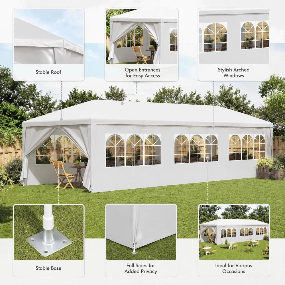 Party Tent 3x9 M White