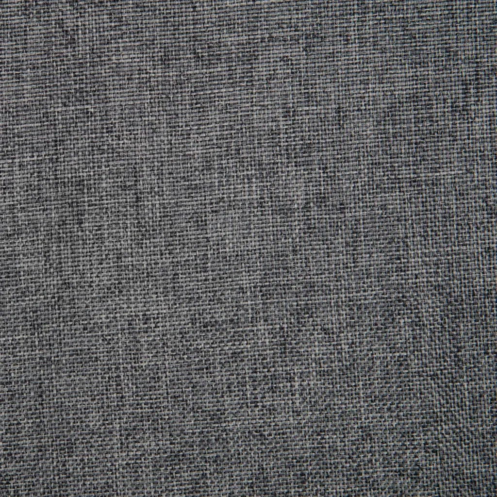 Sedie da Pranzo Girevoli 2 pz Grigio Scuro in Tessuto 283480