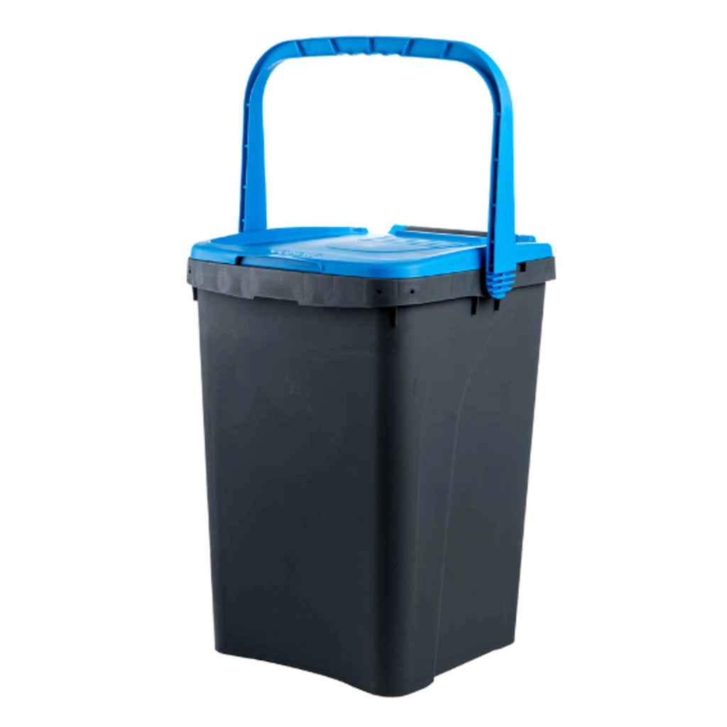 Ecoplast Pattumiera Differenziata 50L Blu Riciclata