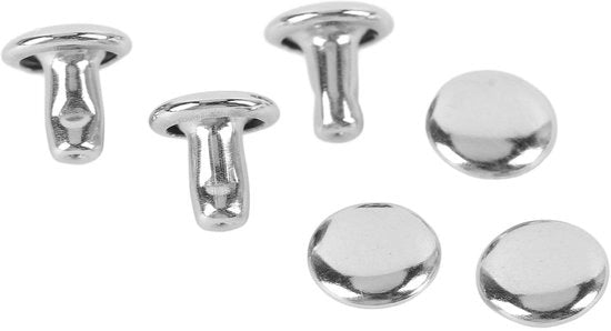 Set di viti a doppia testa 6x6 mm - Kit di viti a doppia testa 500 pezzi - Viti a doppia testa in acciaio inossidabile - Materiale duraturo - 500 pezzi - Viti a doppia testa