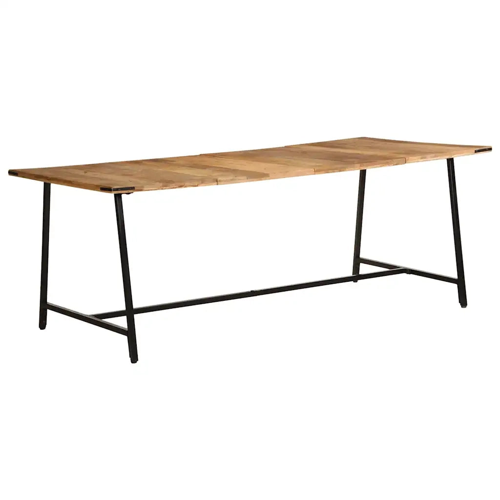 vidaXL Tavolo da Pranzo 200x100x75 cm in Legno Massello di Mango