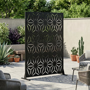 Pannello Privacy da Giardino in Metallo ¨C Xylo ¨C 183x116 cm, Balcone, Terrazza
