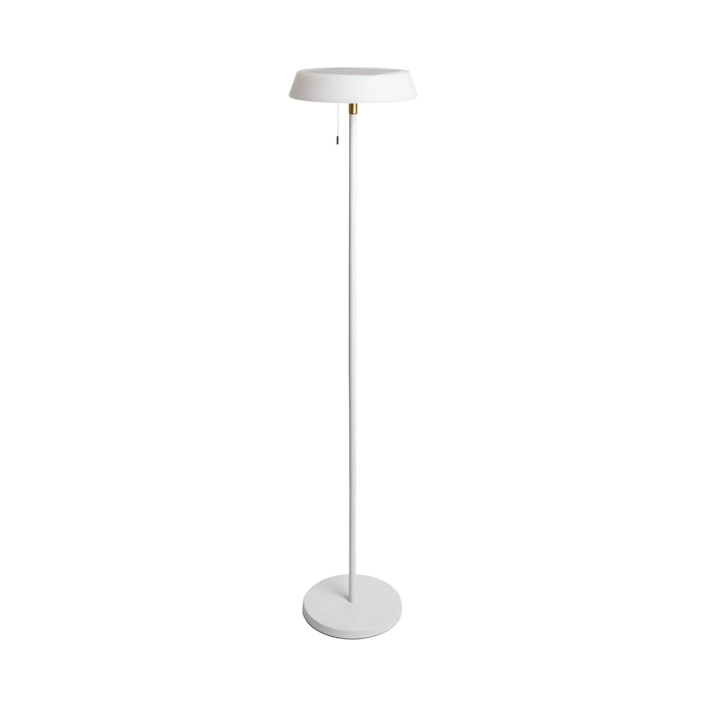 Lampione solare a led da esterno, 150cm, bianco