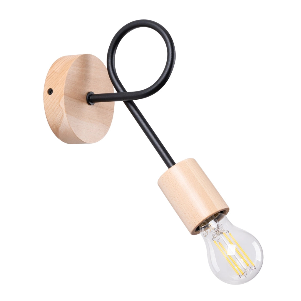 Lampada da parete EMBER schwarz