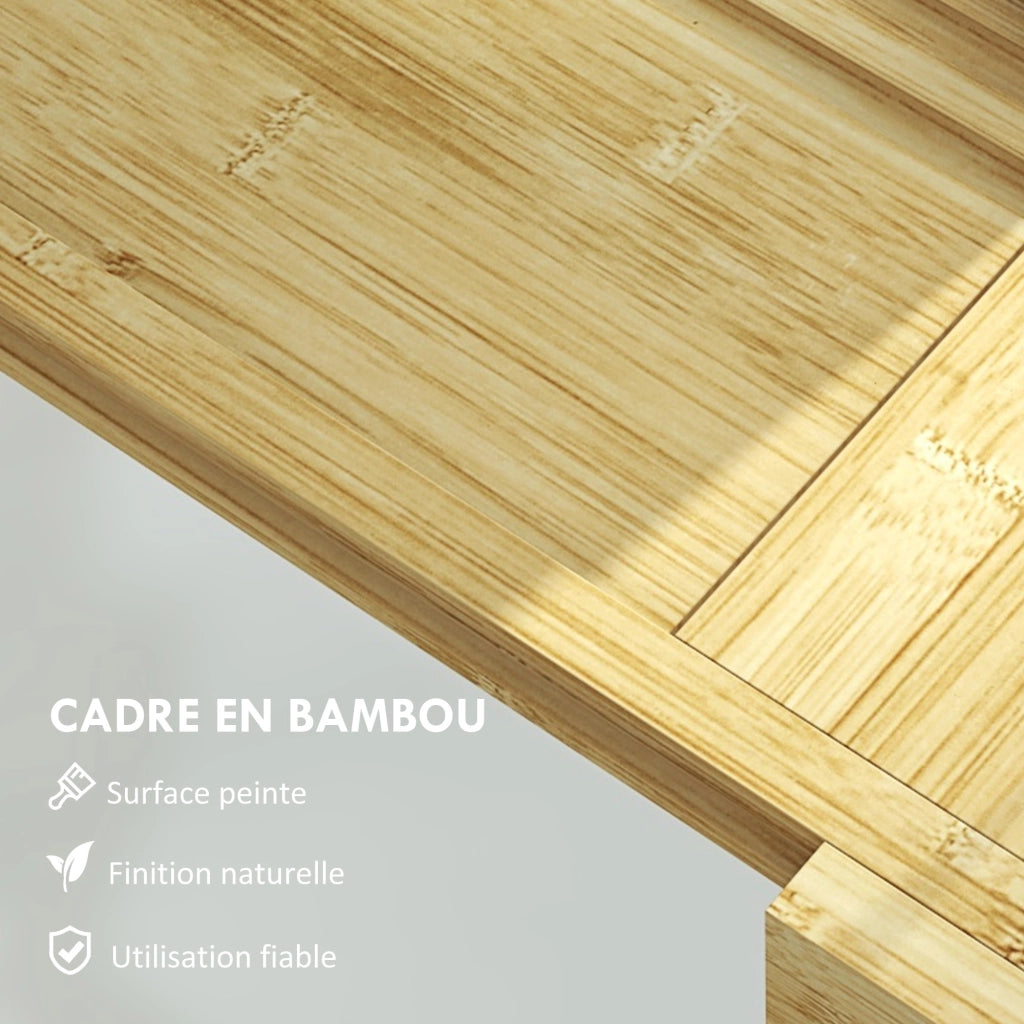 Ripiano per vasca da bagno in bamb¨´ estensibile con porta bicchiere e porta sapone ¨C zephmum ¨C 75-109x23x4.5cm