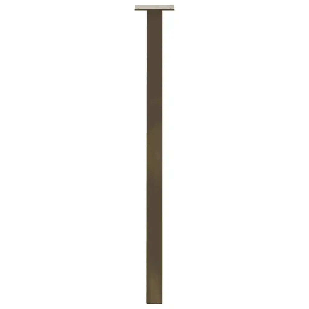 Gambe per tavolo consolle 4 pz in acciaio naturale 72 cm Acciaio 4012495