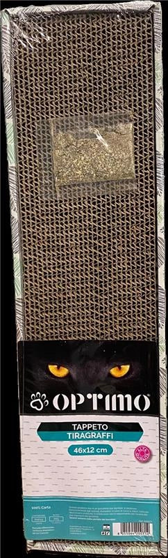 TAPPETO TIRAGRAFFI PER GATTI IN CARTONE ONDULATO 46 X 12 CM