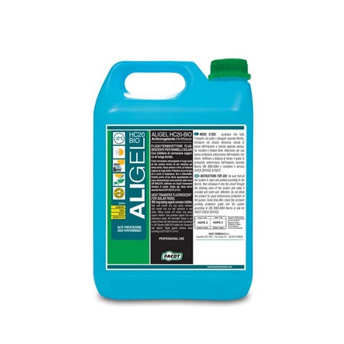 ANTIGELO PER PANNELLI SOLARI ALIGEL HC20 BIO- 5 Kg- FACOT- pezzi 1