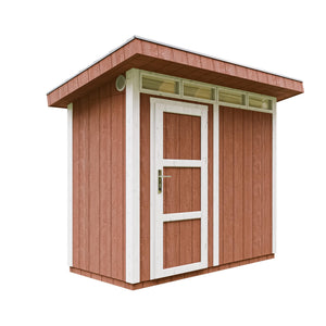Casetta da Giardino di QUALIT? PREMIUM 3m?²-L161xW294cm - TIMBELA M901-REDWOOD RED