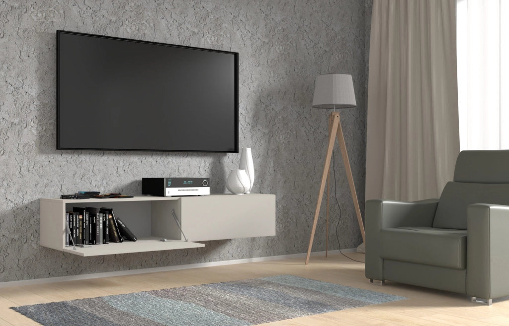 ARMADIO TV A MURO BINGO 160 CASHMERE
