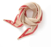 Scialle morbidi a forma di triangolo per donne in tessuto jacquard | Scialle elegante rosso | Abito versatile per ogni giorno
