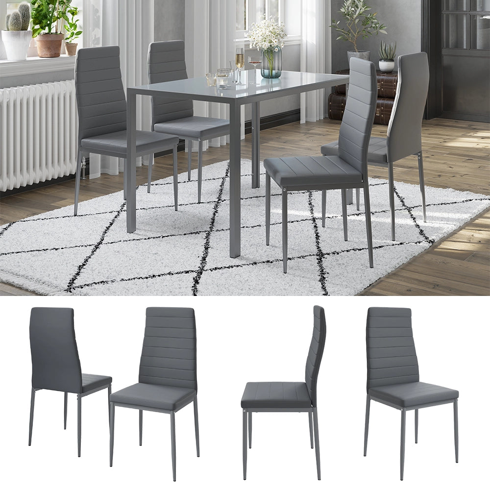Vicco Sedie Grigio 42.5 x 48 cm Set di 4