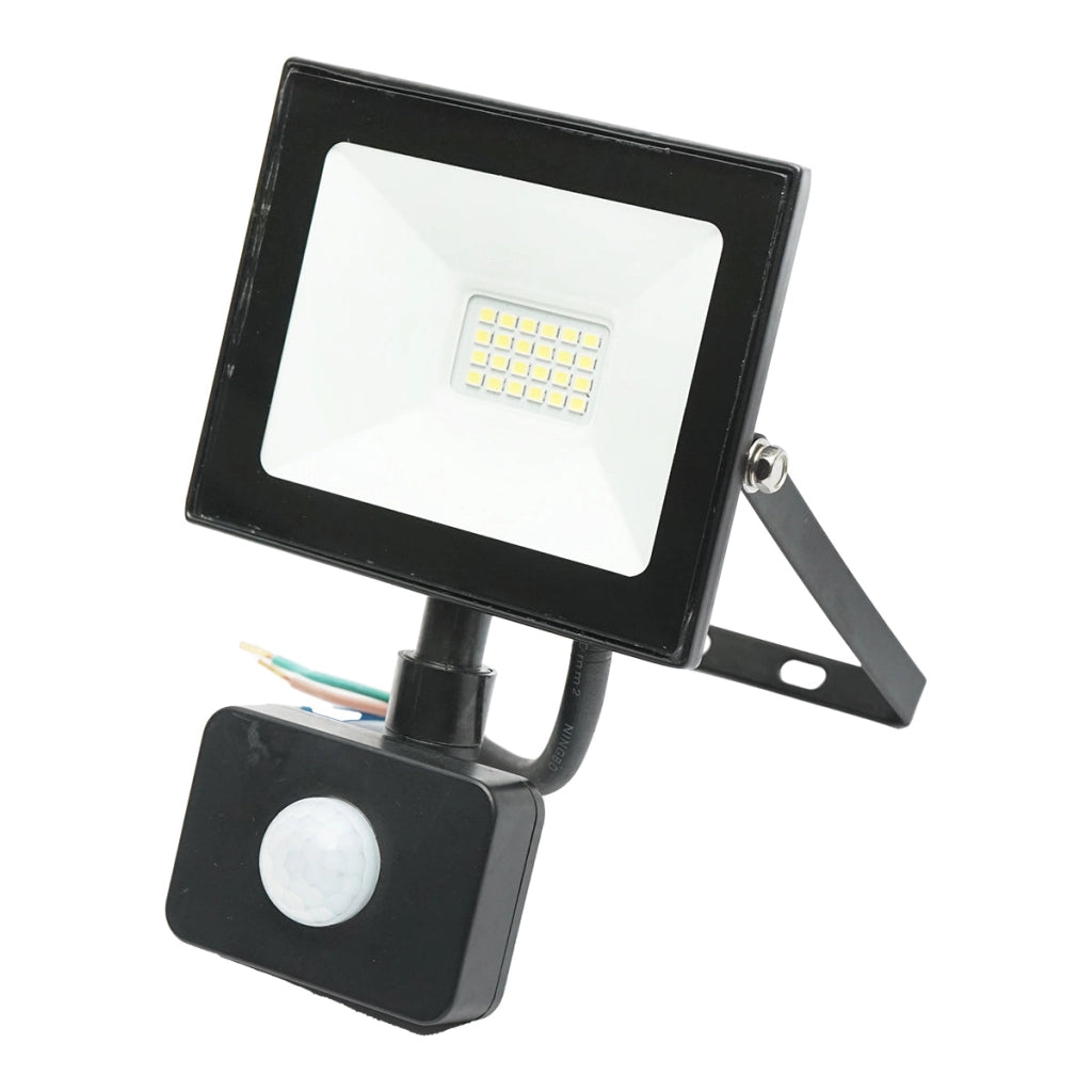 Proiettore led 20W, 1800lm, 6400K, IP44 alimentazione 220V-240V con sensore di movimento