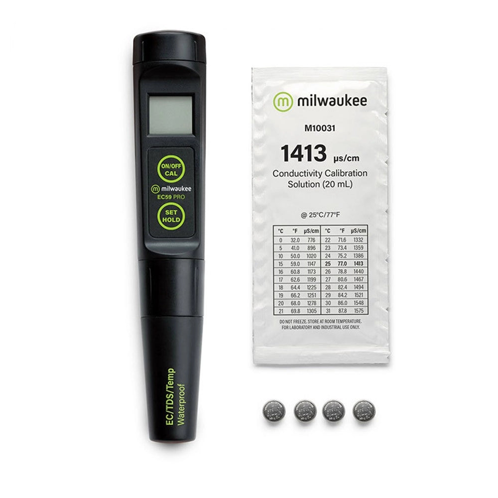 Milwaukee EC59 Tester a completa tenuta stagna per misurazioni di Conducibilità/TDS/Temp