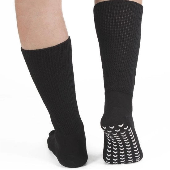 Sokke per Diabete - Calze per Piedi Gonfi - Buona Elasticità - Calze di Cotone Leggeri - Per Piedi Gonfi - Adatti per Linfoedema - Ideali per Obesità - Calze Sanitarie