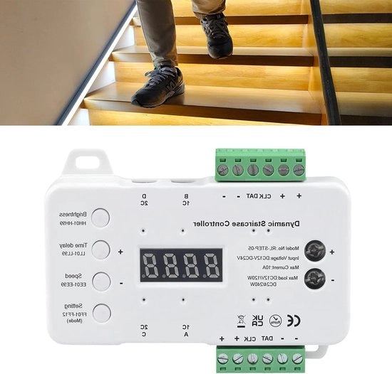Set di illuminazione a LED con sensori di movimento per interni e hotel - Controller B con 2 sensori