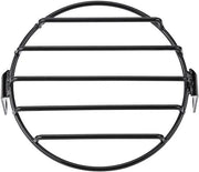 Copertura Fari Anteriore per Motocicletta - Kit di Griglia di Protezione 16,5 cm - Protezione per Motociclette Cruiser Chopper - Racer di Caffè (Strisce)
