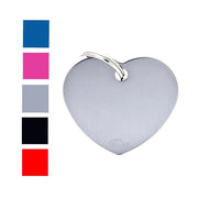 My Family Medaglietta Cuore 37x32mm Grigio