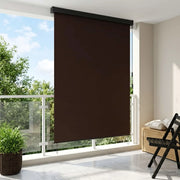 Tenda a rullo Marrone 180 x 250 cm Tessuto e Alluminio 42037198