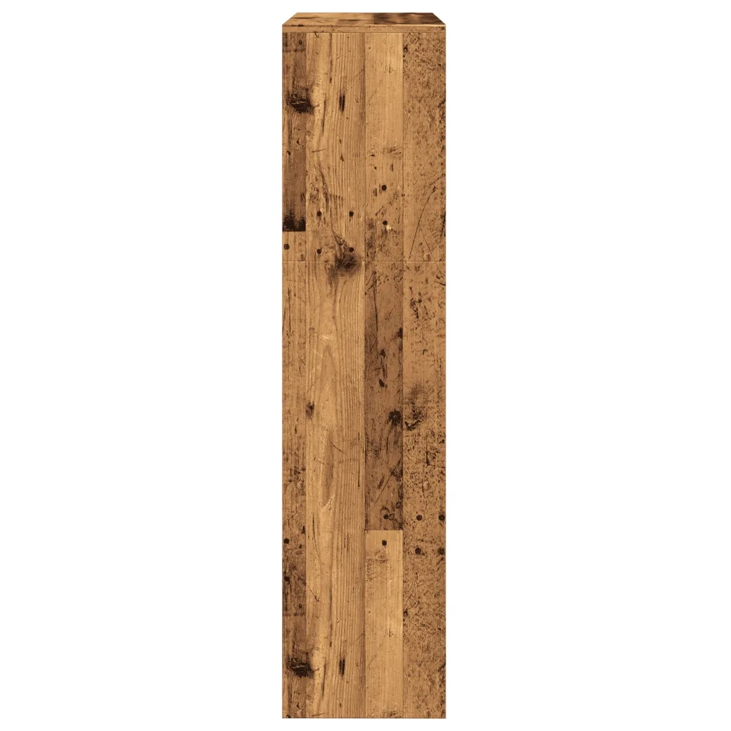 Libreria Divisorio 3Ripiani Legno Antico 123x29x123 Truciolato 857992