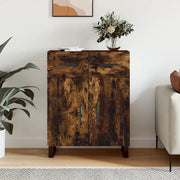 Credenza Rovere Fumo 69,5x34x90 cm in Legno Multistrato 828009