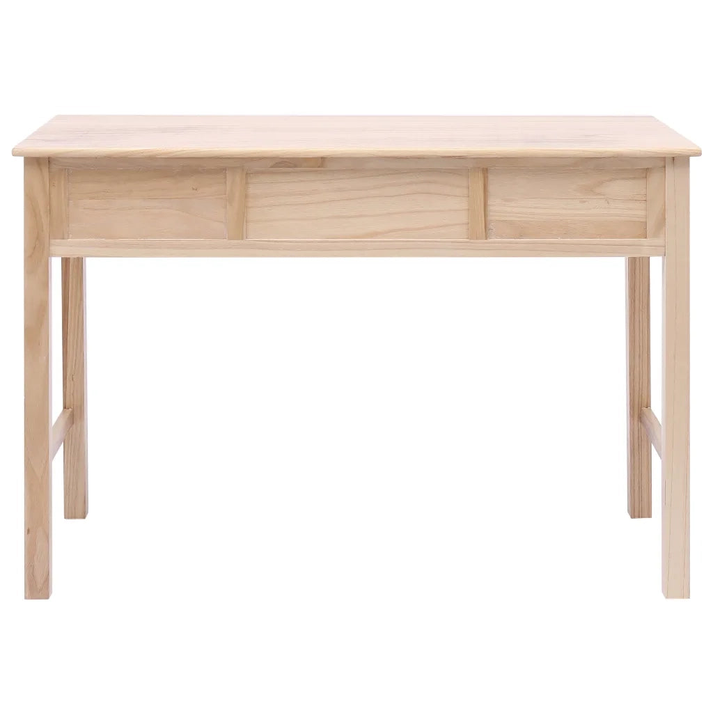 Scrivania Naturale 110x45x76 cm in Legno