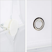 Scaffale per armadio scarpiera in plastica 12 scomparti 125 cm bianco 13_0001638_3