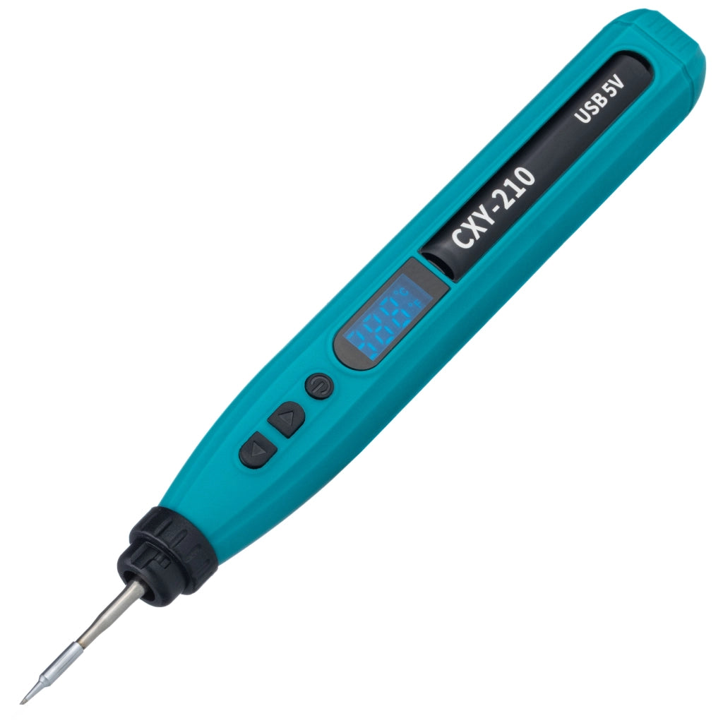 Saldatore Senza Fili CXY-210 SmartSolder Pro – Temperatura Regolabile 180–480°C | Display LED | USB-C | Batteria 18650