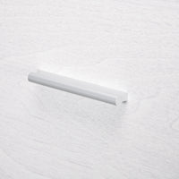 Cassettiera per Ufficio a 4 Cassetti 40x42x130,8 cm con 2 Serrature e Barra Portadocumenti in Legno Bianco