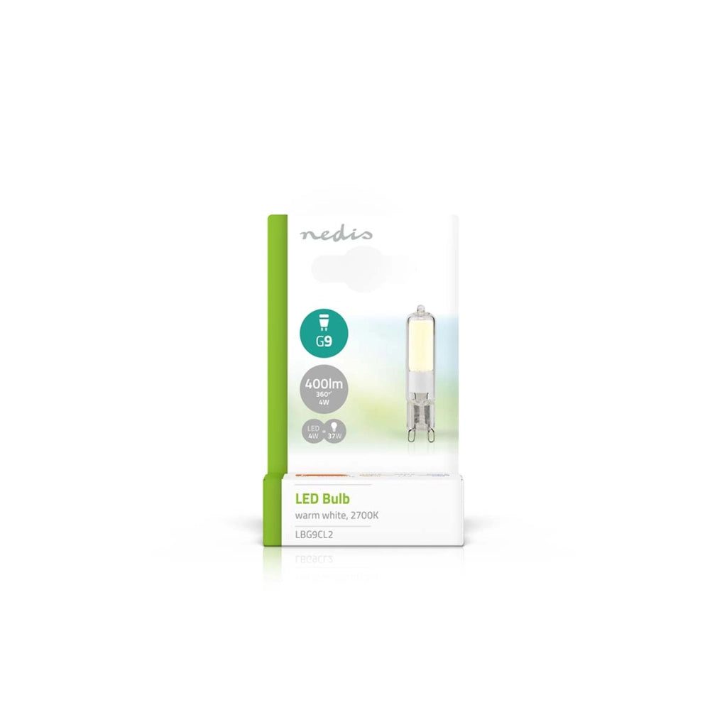 Lampadina LED G9 4W 2700K 400lm IPX2 Capsula G9 Bianco Nedis