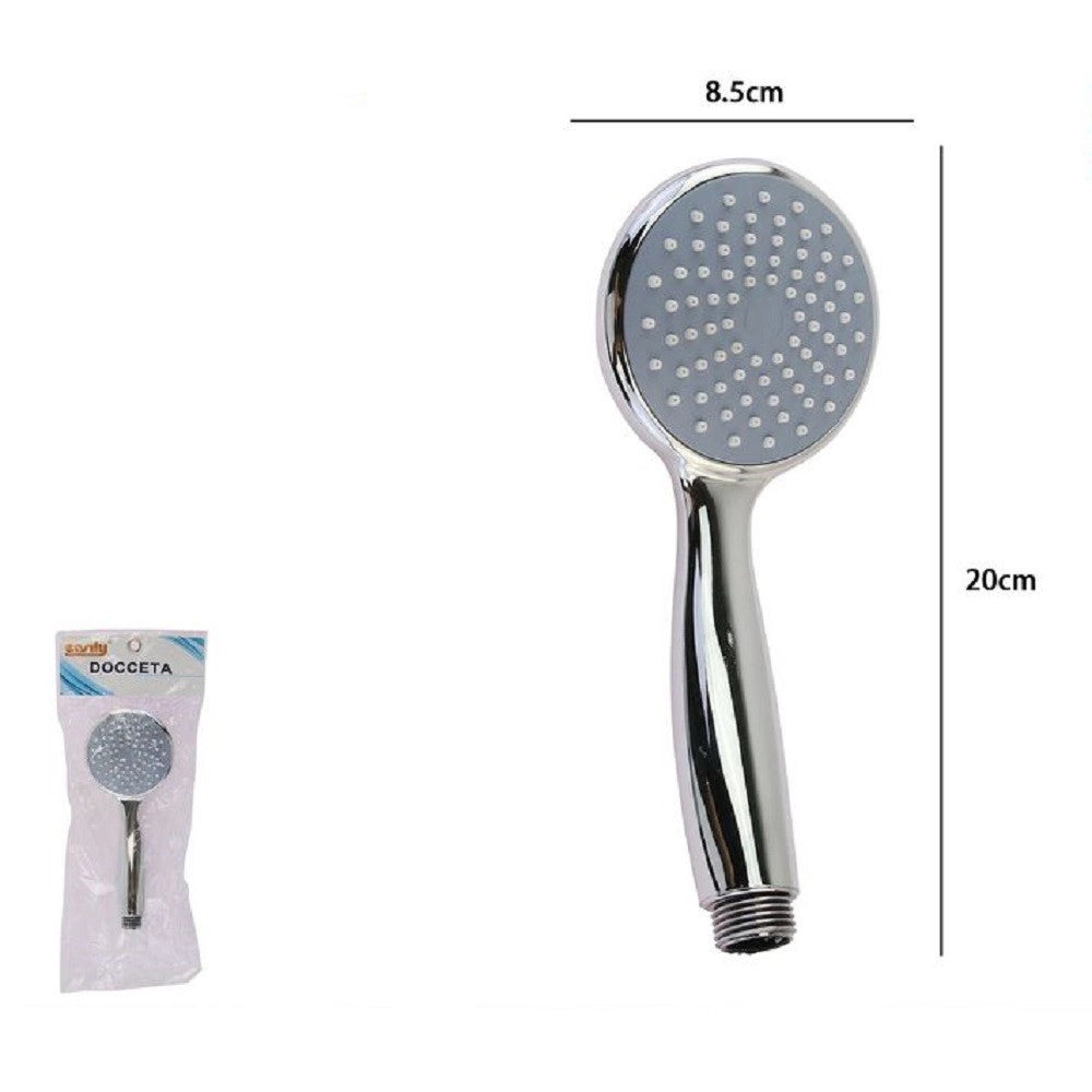 Trade Shop - Doccetta 20 X 8.5cm Doccino Soffione Doccia Cornetta Bagno Rotondo Moderno 79972 -