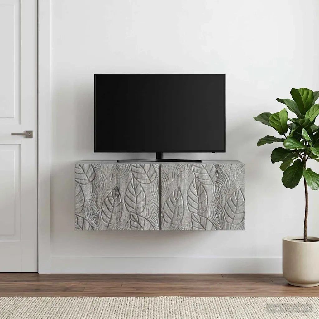 Mobile Porta TV da Muro 59,5 x 41 x 30 cm Sonoma grigio 898851