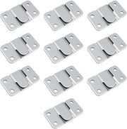 Set di supporti da parete 10 pezzi - Supporto per specchio - Supporto per lampada - Accessori per l'appendere - Acciaio inossidabile - Senza perforazione - Maniglie per appendere