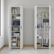 Veruno, Armadio Multiuso Grande Modulabile, 139x190h cm Bianco