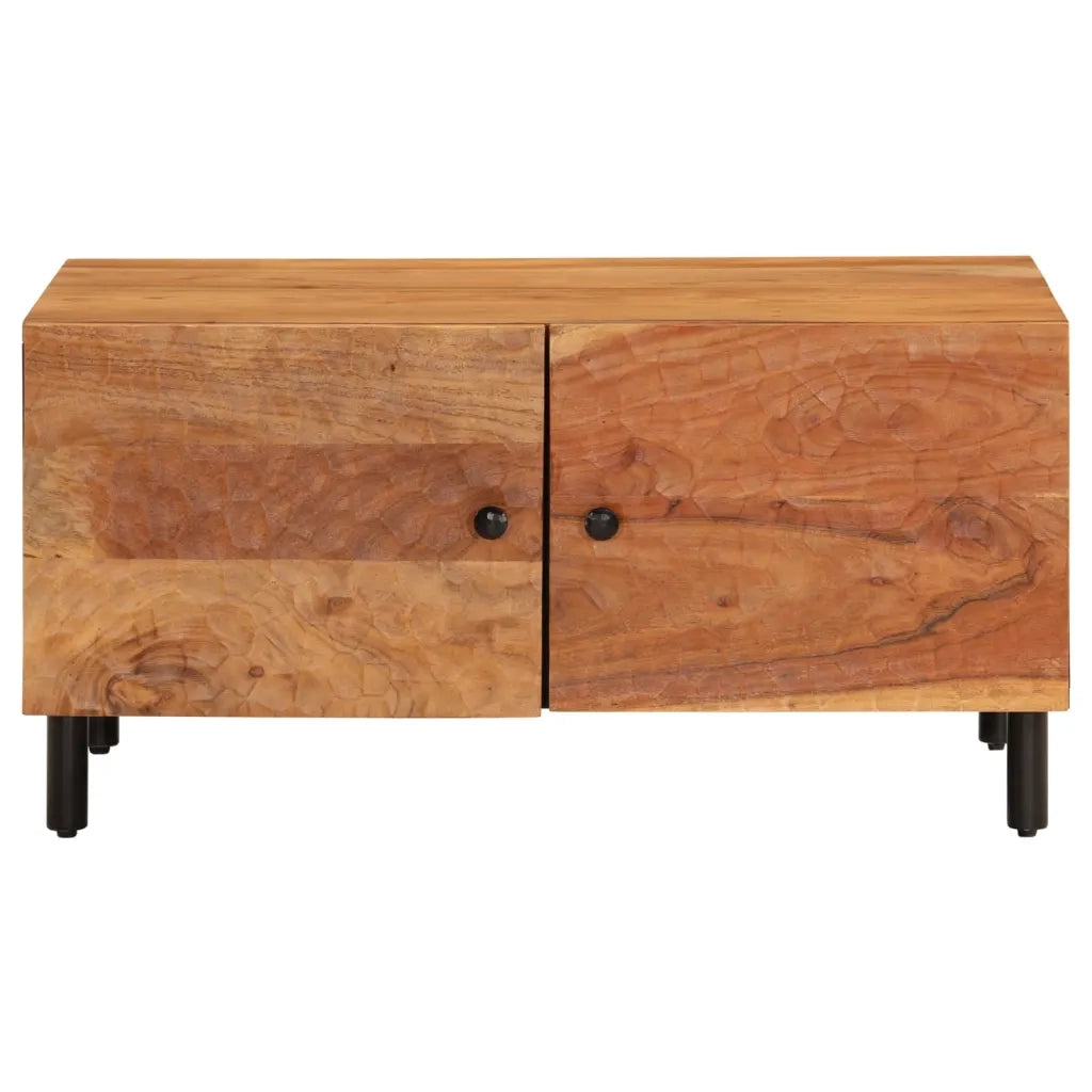 Tavolino da Salotto 80x50x40 cm Legno Massello di Acacia 356860