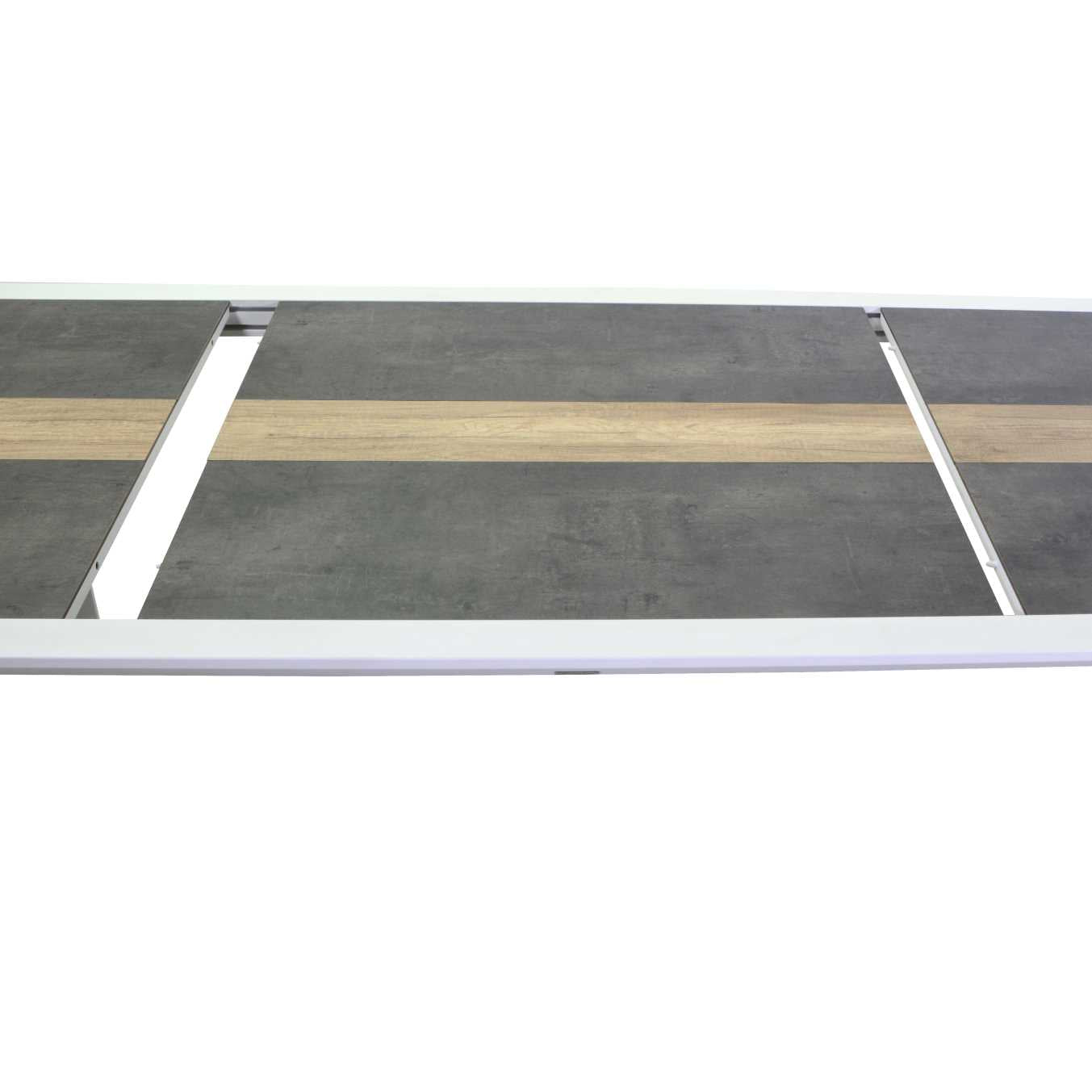 Tavolo Allungabile da Giardino 200/300,5x104xh76 cm in Alluminio Riverside Bianco