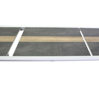 Tavolo Allungabile da Giardino 200/300,5x104xh76 cm in Alluminio Riverside Bianco