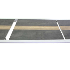 Tavolo Allungabile da Giardino 200/300,5x104xh76 cm in Alluminio Riverside Bianco