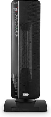 Ceramica a Pellet 3 Livelli di Riscaldamento Tecnologia Silenziosa Base Girevole Timer 24 Ore Nero.
