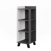 Vicco mobiletto bagno Antracite/bianco 30 x 90 cm con 4 ripiani