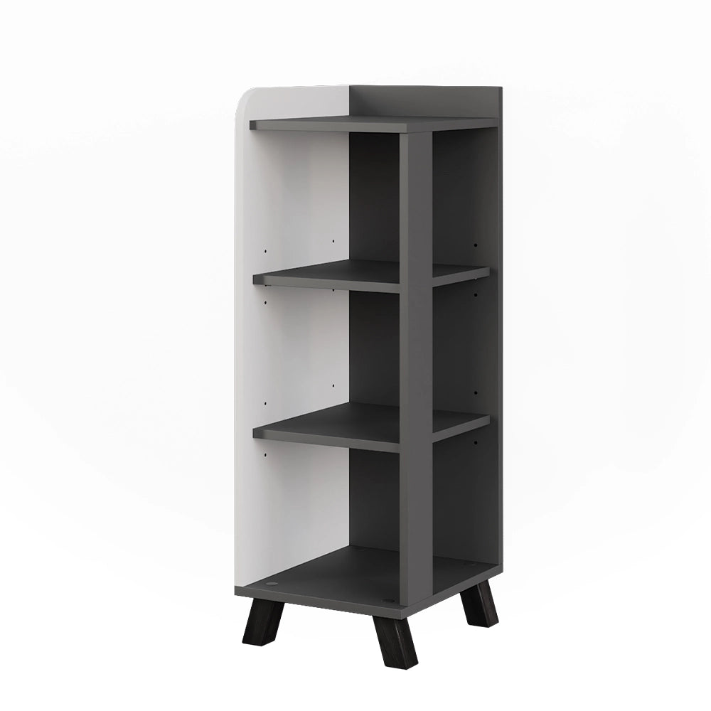 Vicco mobiletto bagno Antracite/bianco 30 x 90 cm con 4 ripiani