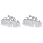 Lampade da Soffitto Ellissoidali 2 pz Paralume in Vetro E14 CFW1623846