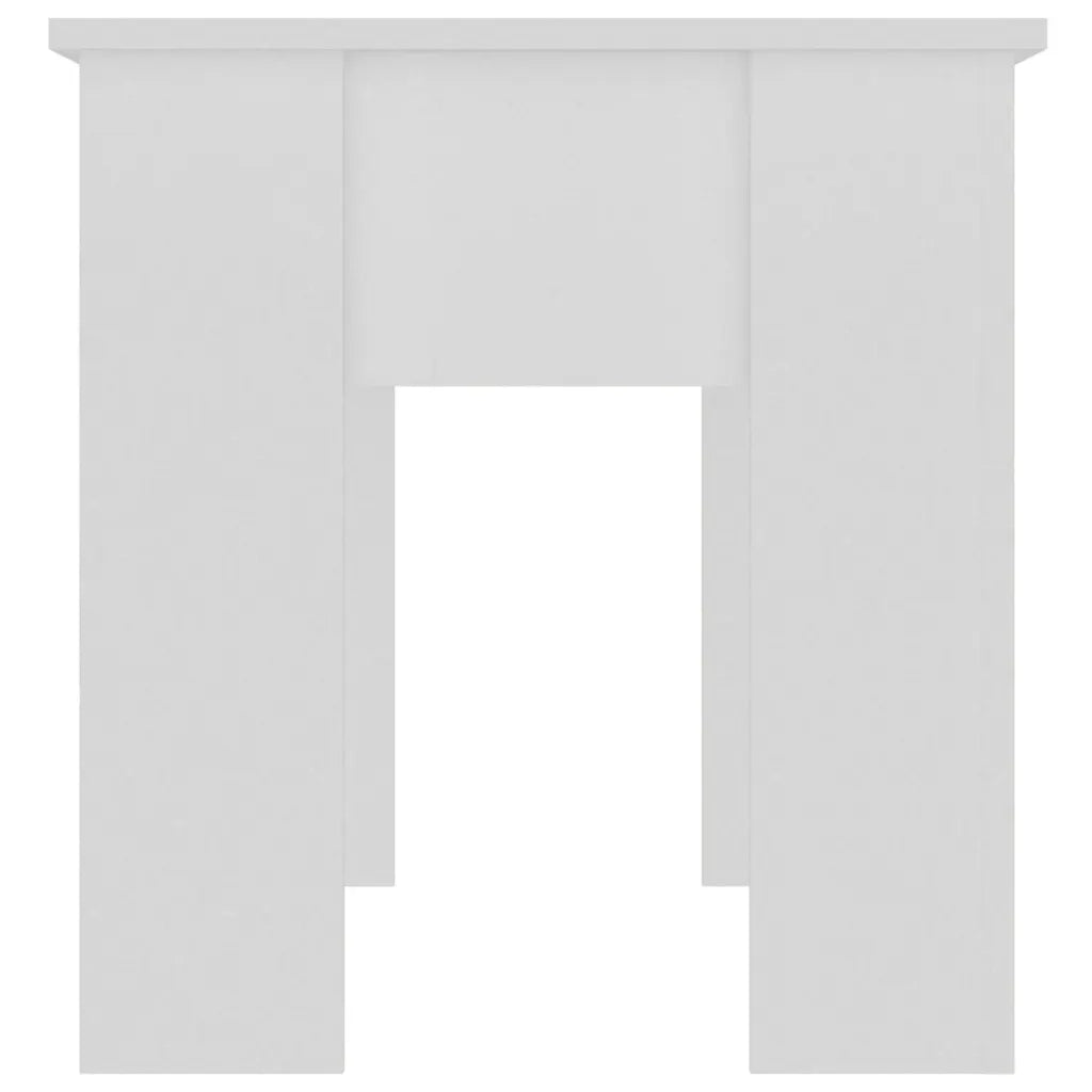 Tavolino da Salotto Bianco 101x49x52 cm in Legno Multistrato cod mxl 23894