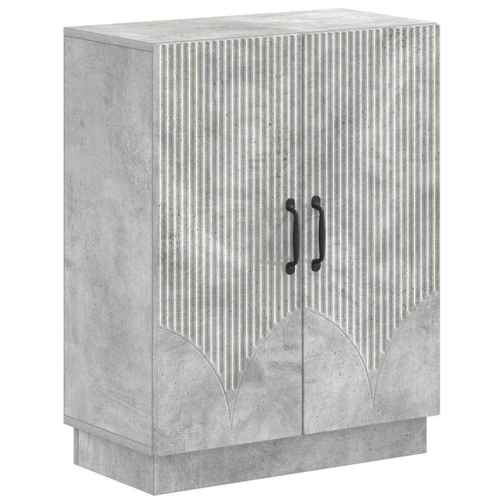 Set di armadietti da bagno in 3 pezzi HOORN Grigio Cemento 3417471