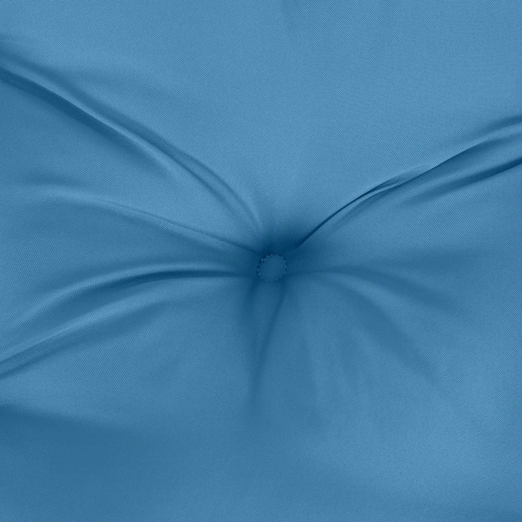 vidaXL Cuscini Sedia Schiena Bassa 2 pz Blu Mélange 100x50x7 Tessuto