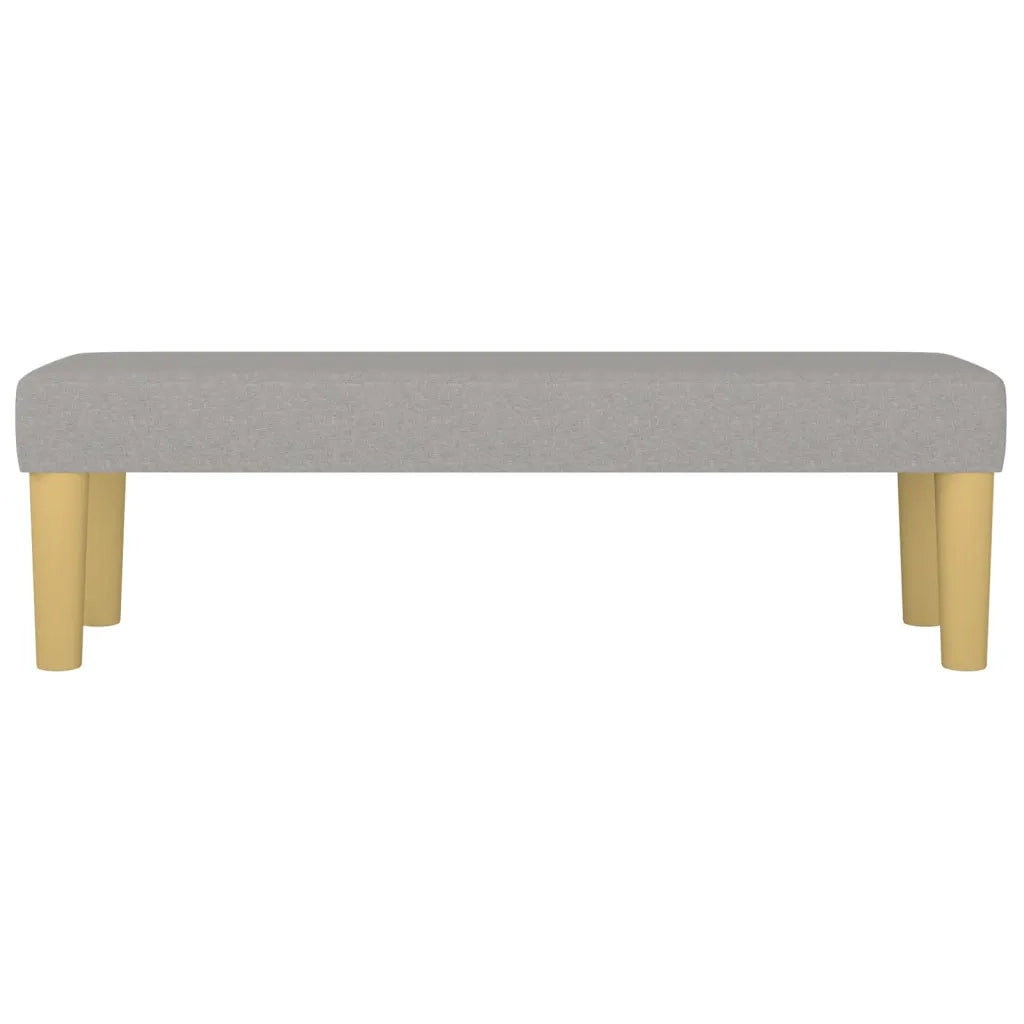 Panca Grigio Chiaro 100x30x30 cm in Tessuto CFW5176363