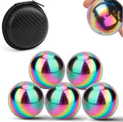 Set di palline magnetiche Mega (30mm, 6 pezzi) - Idea regalo creativa: palline magnetiche rilassanti, relax e creatività in ufficio, palline magnetiche per la riduzione dello stress, gadget ufficio.