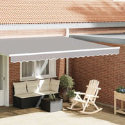 Tenda a Braccio Grigio chiaro 430 x 20 cm Tela 42000775
