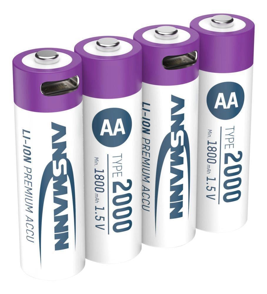 Ansmann 1312-0036 batteria per uso domestico Batteria ricaricabile Stilo AA Ioni di Litio