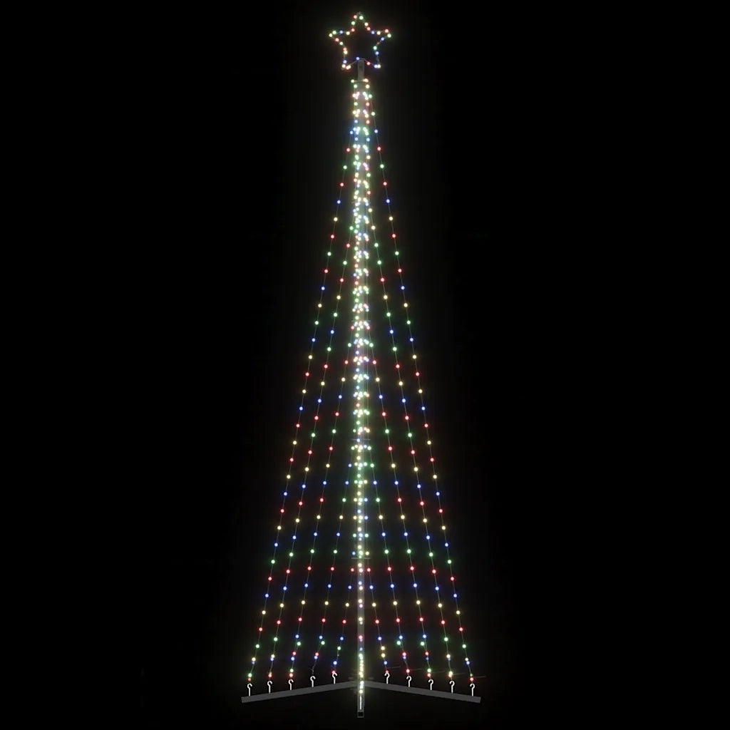 vidaXL Albero di Natale a LED 495 LED Colorati 300,5 cm